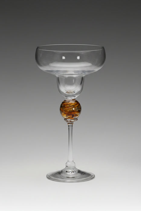 Amber Planet Margarita Glass