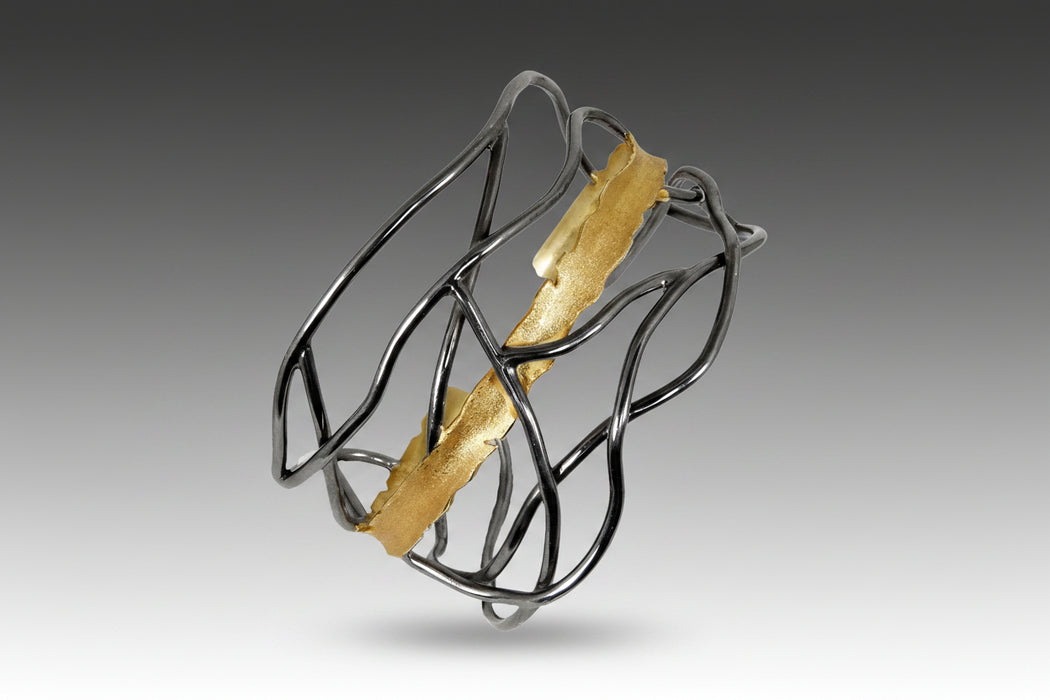 Black & Gold Edge Cuff