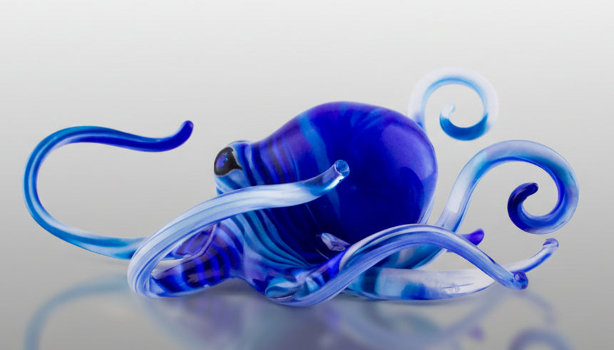 Blue and Aqua Octopus
