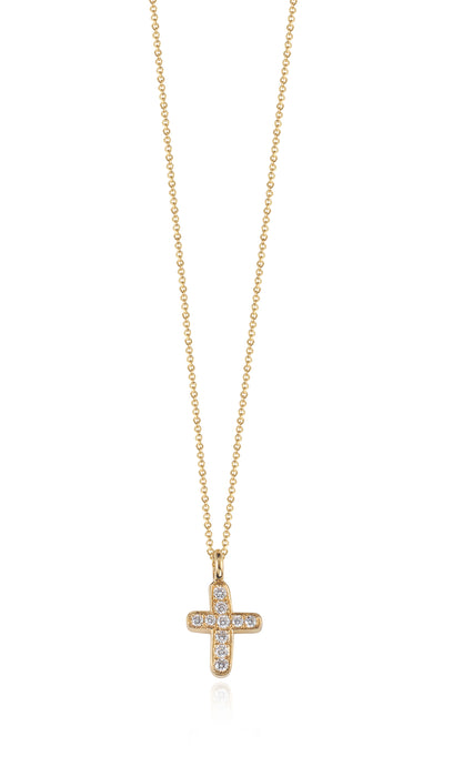 Graffiti Cross Necklace
