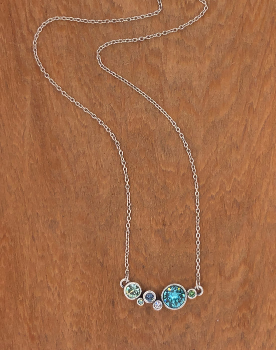 Silver Curtain Call Necklace in Zephyr