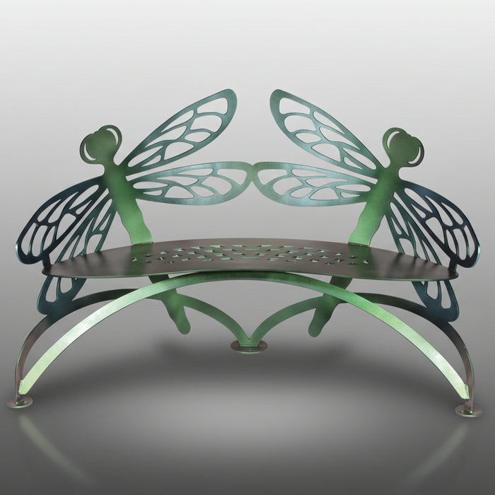 Dragonfly Garden Bench