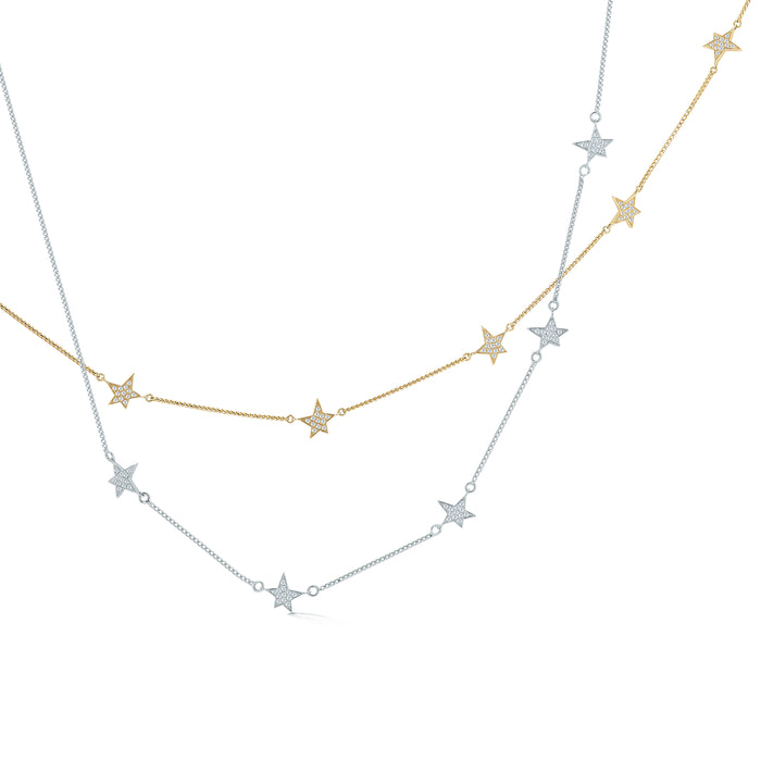 Graffiti 5 Star Constellation Station Necklace