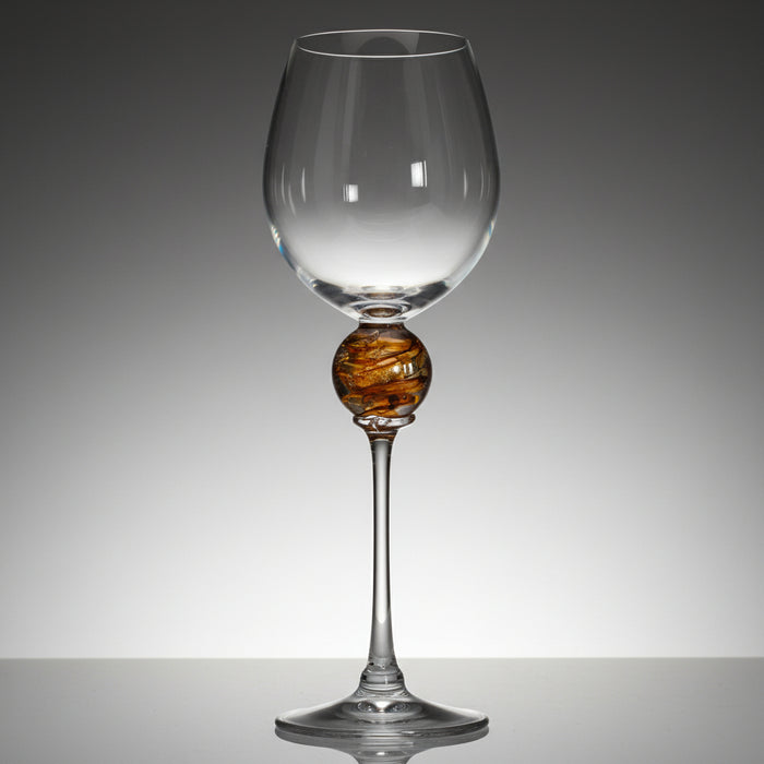 Gold Planet Wine Glass
