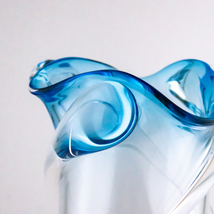 Light Blue Tornado Vase