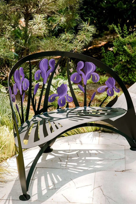Iris Garden Bench