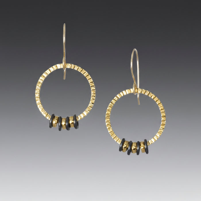 Large Circle of Life Earrings
