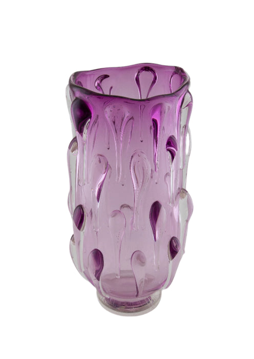 Pink Ombre Droplet Vase