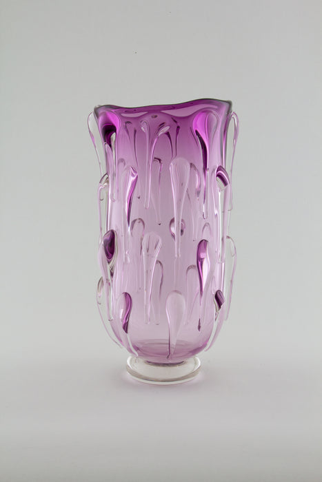 Pink Ombre Droplet Vase