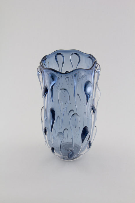 Neutral Grey Droplet Vase