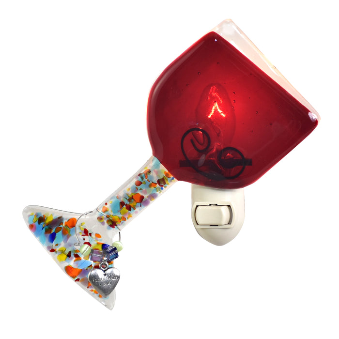 Wine Glass Night Light