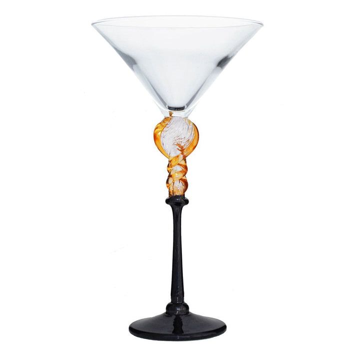 Bijan Twirl Martini Glass