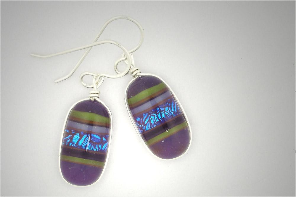 Sephirot Purple Earrings II