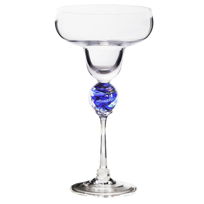 Cobalt Planet Margarita Glass
