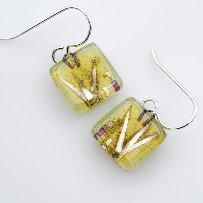 Agave Square Earrings