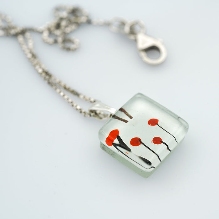 MOMO Poppies Charm Necklace
