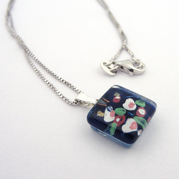 Cherry Blossoms Charm Necklace