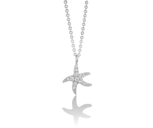 Graffiti Starfish Mini Icon Necklace