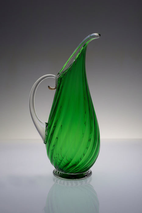 Roxy Spring Green Art Glass Pitcher