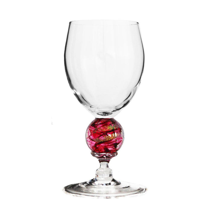 Ruby Planet Water Glass