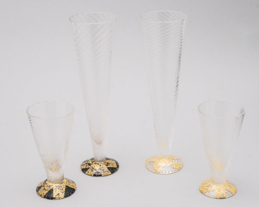Clear & Gold Apertif Glass