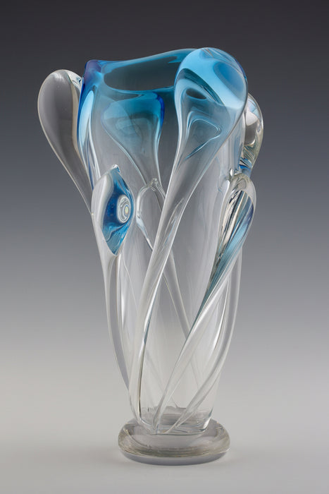 Tornado Art Glass Vase