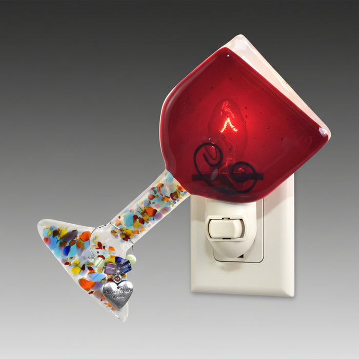 Wine Glass Night Light